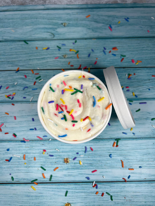 Spoonable birthday cake